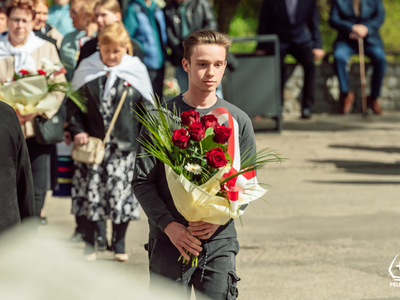 zdjęcie z pelplińskich obchodów Święta Narodowego Trzeciego Maja