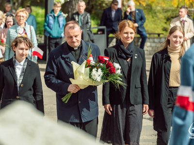 zdjęcie z pelplińskich obchodów Święta Narodowego Trzeciego Maja