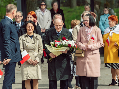 zdjęcie z pelplińskich obchodów Święta Narodowego Trzeciego Maja