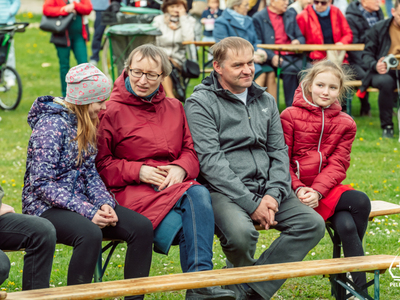 zdjęcie z pelplińskich obchodów Święta Narodowego Trzeciego Maja