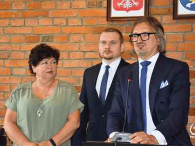 zdjecie z LVIII sesji Rady Miejskiej w Pelplinie