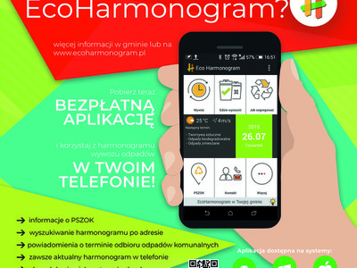 grafika informacyjna dot. Eco Harmonogramu