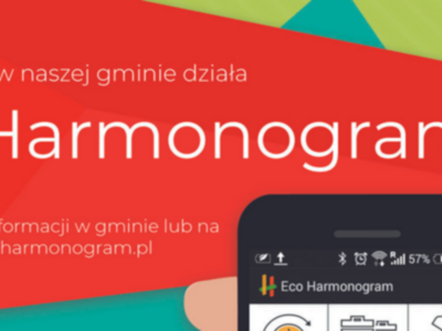 grafika tło Eco Harmonogram