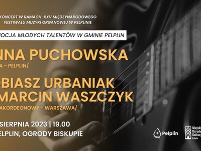 plakat koncert w Barokowym Zespole Parkowym