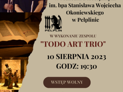plakat Koncert Czwartkowy z TODO ART TRIO