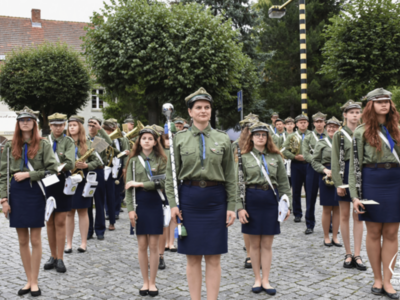 zdjęcie z obchodów Powiatowego Święta Policji w Pelplinie