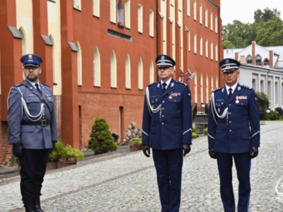 zdjęcie z obchodów Powiatowego Święta Policji w Pelplinie