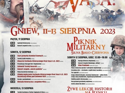 plakat Festiwal Historyczny VIVAT VASA