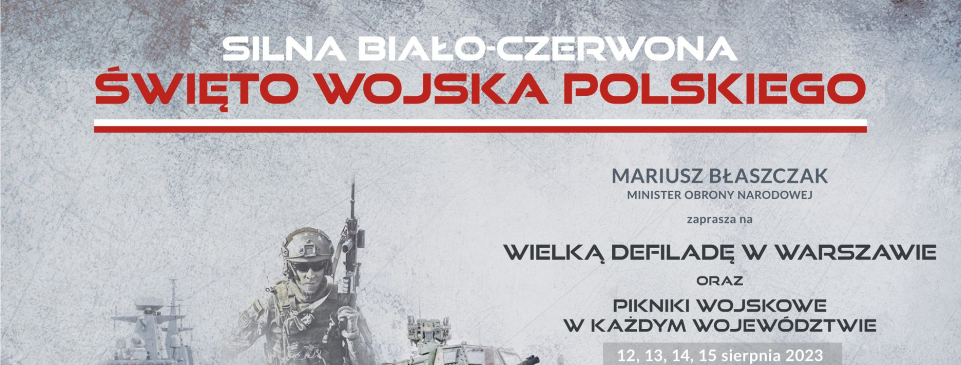 tło Piknik "Silna Biało - Czerwona" w Gniewie