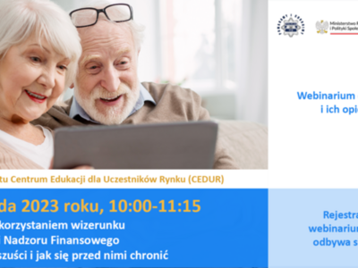 grafika Webinarium dla seniorow