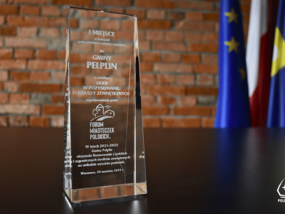 Gmina Pelplin liderem w pozyskiwaniu funduszy zewnętrznych