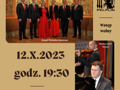 plakat koncert Czwartkowy z Amoroso