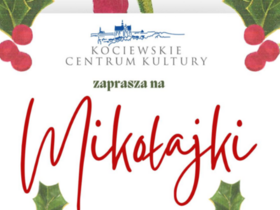 grafiak tło Mikołajki z Kociewskim Centrum Kultury