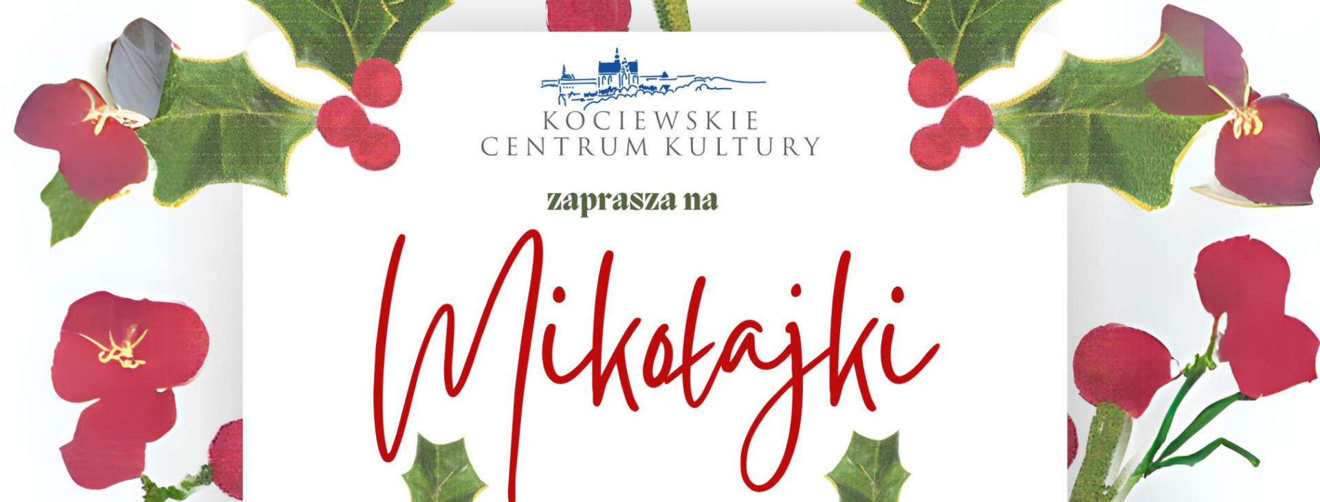 grafiak tło Mikołajki z Kociewskim Centrum Kultury
