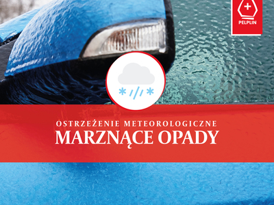 grafika ostrzeżenie meteorologiczne – opady marznące