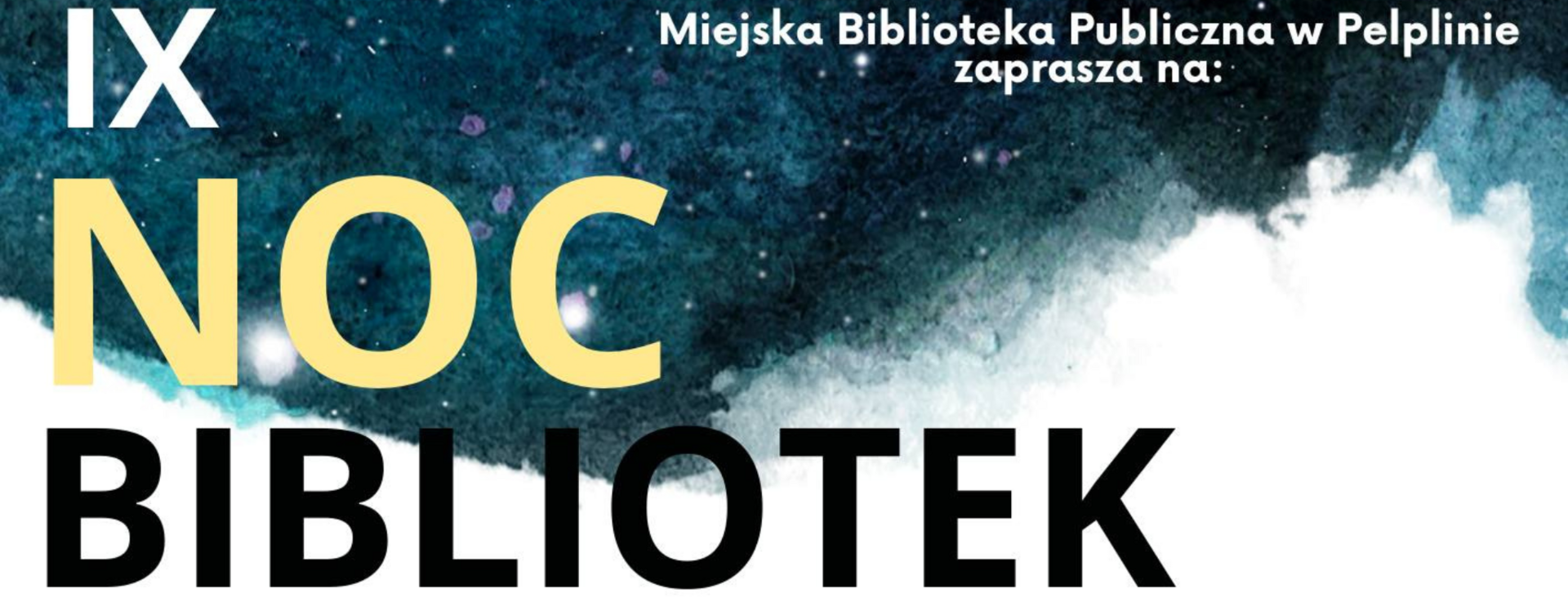 cover photo Noc Bibliotek w Pelplinie