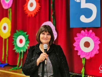 Zdjęcie z obchodów 5-lecia Klubu Seniora w Lignowach Szlacheckich 