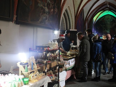 zdjęcie z Cysterskiego Jarmarku Bożonarodzeniowego 2023