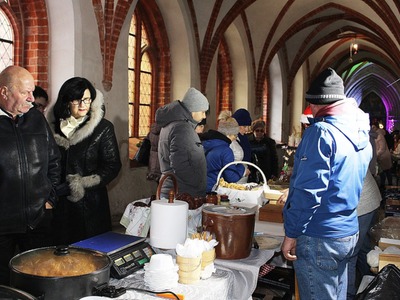 zdjęcie z Cysterskiego Jarmarku Bożonarodzeniowego 2023