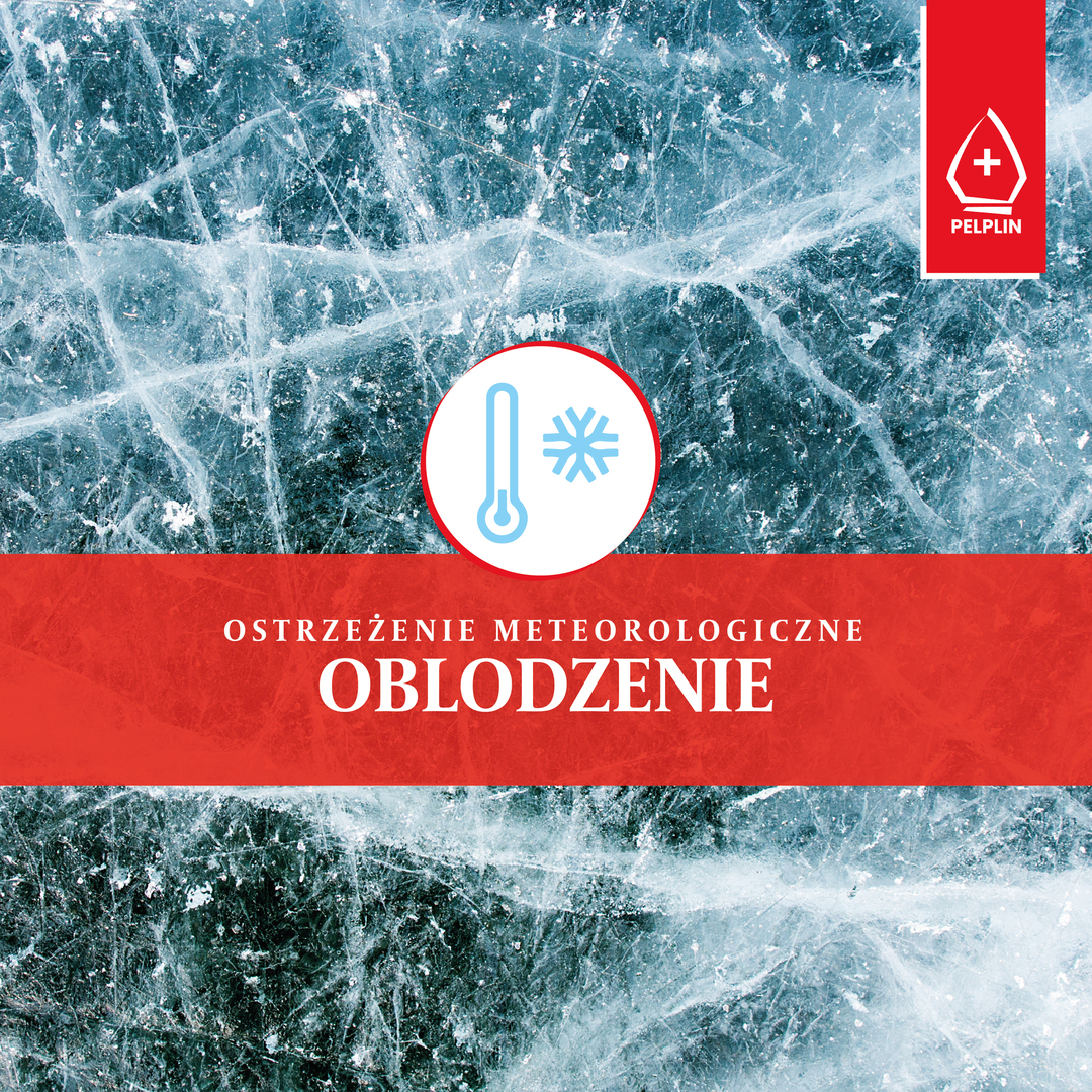 grafika Ostrzeżenie meteorologiczne – oblodzenie