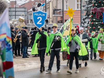 zdjęcie z Pelplińskiego Orszaku Trzech Króli