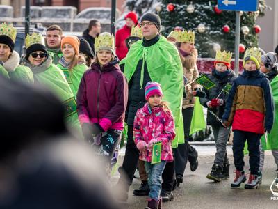 zdjęcie z Pelplińskiego Orszaku Trzech Króli