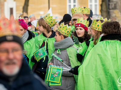 zdjęcie z Pelplińskiego Orszaku Trzech Króli