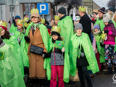 zdjęcie z Pelplińskiego Orszaku Trzech Króli