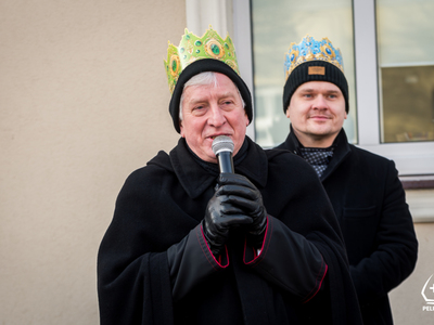 zdjęcie z Pelplińskiego Orszaku Trzech Króli