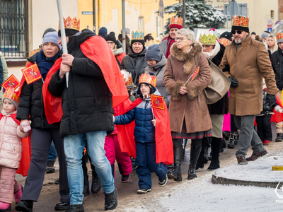 zdjęcie z Pelplińskiego Orszaku Trzech Króli