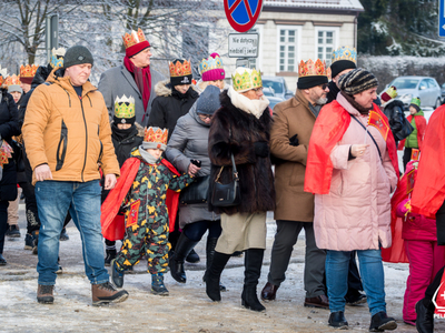 zdjęcie z Pelplińskiego Orszaku Trzech Króli