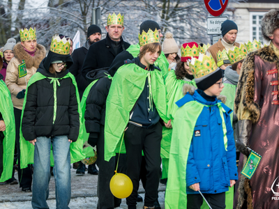 zdjęcie z Pelplińskiego Orszaku Trzech Króli