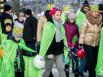 zdjęcie z Pelplińskiego Orszaku Trzech Króli