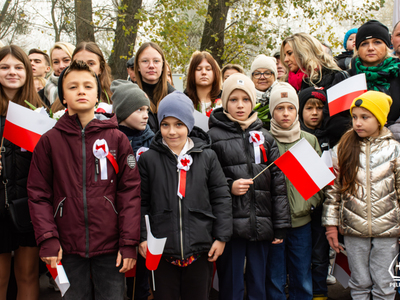 Zdjęcie z obchodów Narodowego Święta Niepodległości