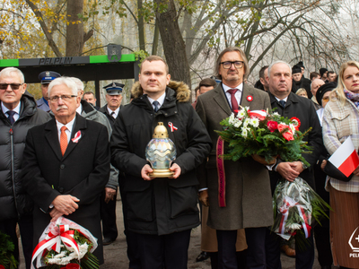 Zdjęcie z obchodów Narodowego Święta Niepodległości