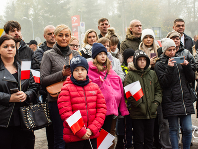 Zdjęcie z obchodów Narodowego Święta Niepodległości