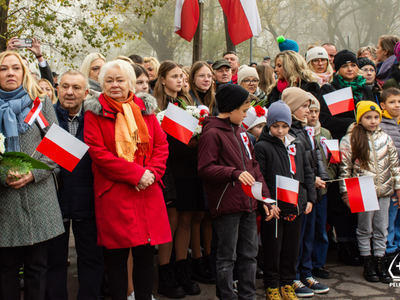 Zdjęcie z obchodów Narodowego Święta Niepodległości