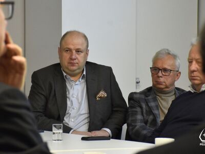 zdjęcie ze spotkania Burmistrza z przedsiębiorcami