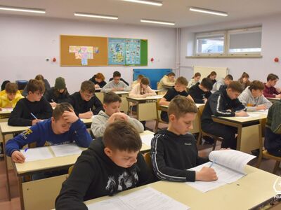 zdjęce z gminnego etapu Ogólnopolskiego Turnieju Wiedzy Pożarniczej