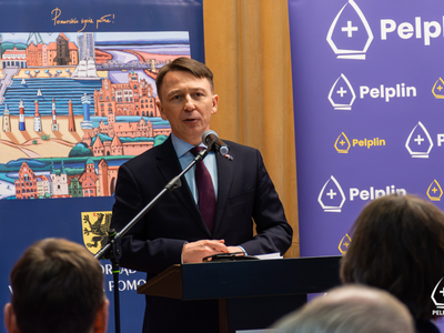 zdjęcie z podpisania umów „POMORSKIE OSP 2024" 
