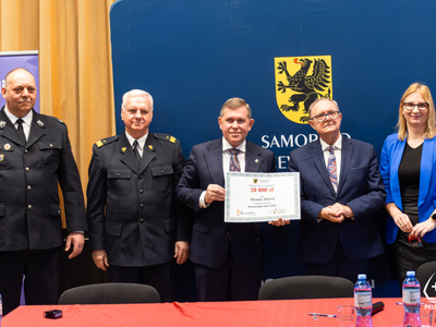 zdjęcie z podpisania umów „POMORSKIE OSP 2024" 