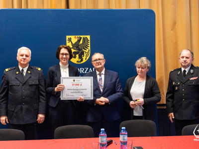 zdjęcie z podpisania umów „POMORSKIE OSP 2024" 