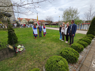 Zdjęcie z obchodów 14. rocznicy katastrofy lotniczej pod Smoleńskiem