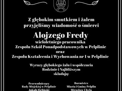nekrolog Alojzy Freda
