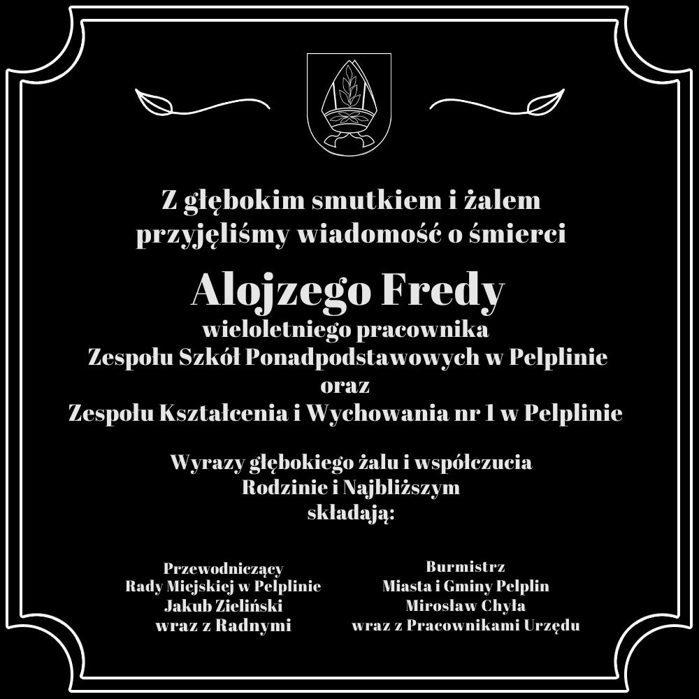 nekrolog Alojzy Freda
