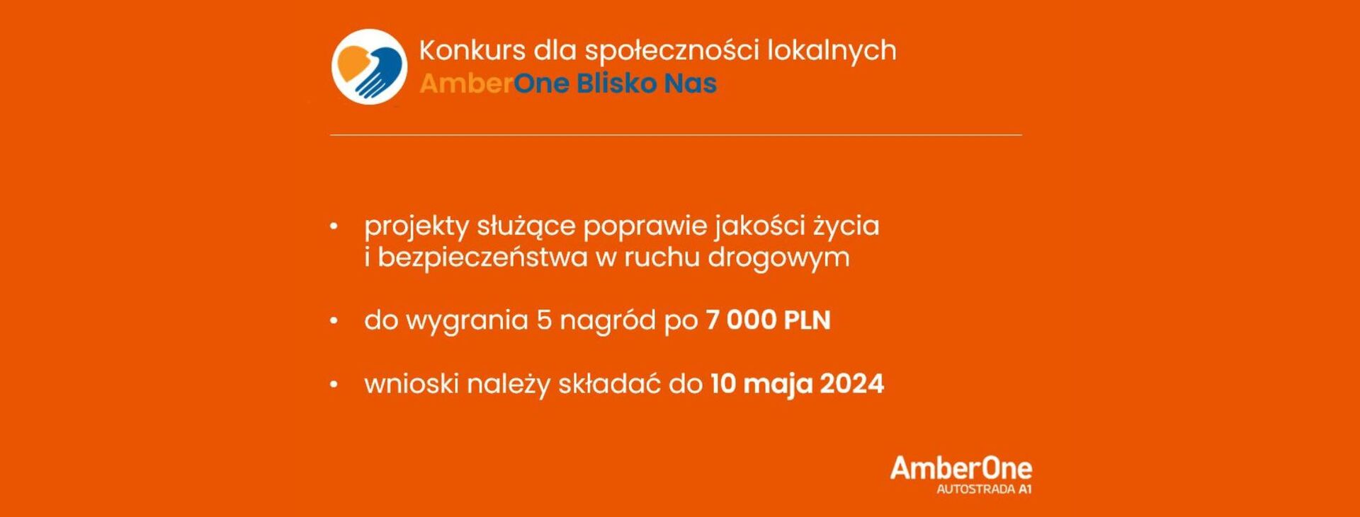 cover photo konkurs „AmberOne Blisko Nas”