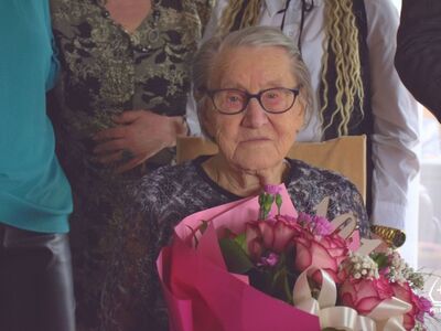 101. urodziny Pani Gertrudy Czechanowskiej z Międzyłęża