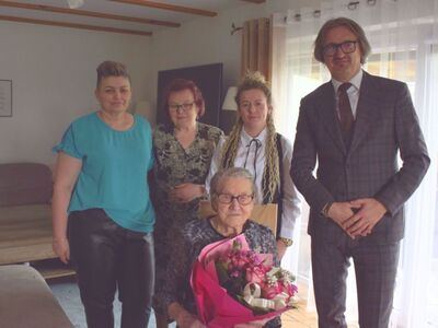101. urodziny Pani Gertrudy Czechanowskiej z Międzyłęża