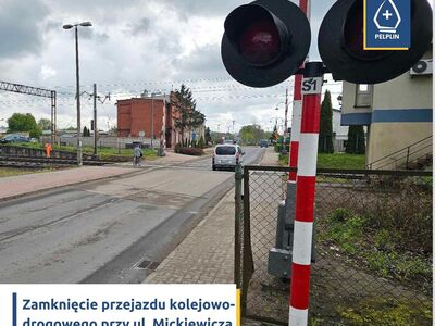 Zamknięcie przejazdu kolejowo-drogowego