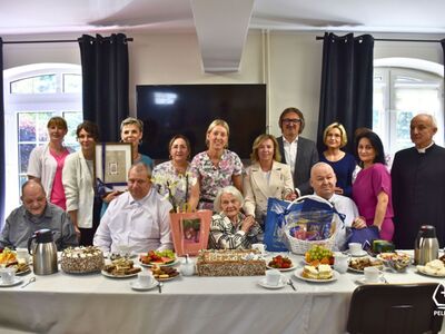 zdjęcie z 101. urodzin Pani Stanisławy 